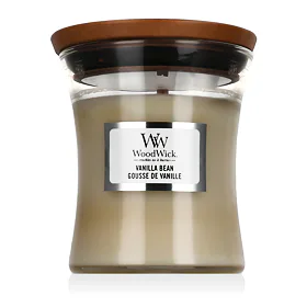 WoodWick Vanilla Bean Vonná svíčka 85 g vada zbarvení