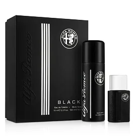 Alfa Romeo Black Dárková kazeta toaletní voda 15 ml + tělový sprej 150 ml