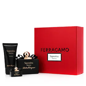 Ferragamo Signorina Misteriosa Dárková kazeta parfémovaná voda 100 ml + parfémovaná voda 5 ml + tělo